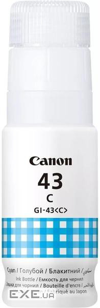 Контейнер з чорнилом Canon GI-43 Cyan (4672C001)