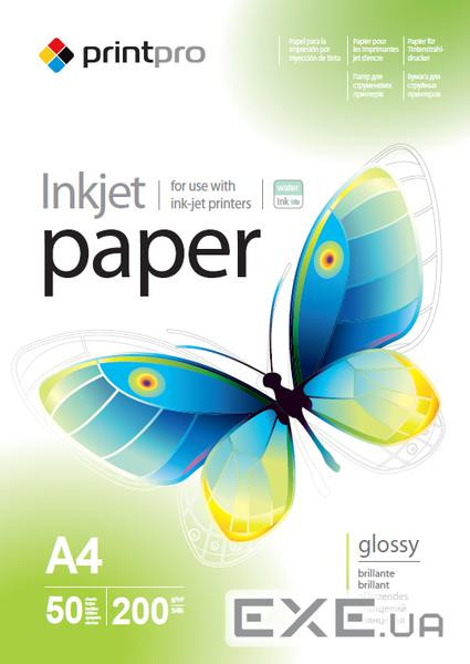 Фотопапір PrintPro A4 (PGE200050A4)
