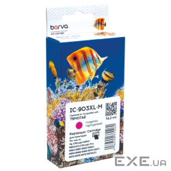 Картридж Barva HP 903XL (T6L91AE/T6M07AE) 825c, magenta (IC-903XL-M)