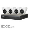 Комплект відеоспостереження Dahua NVR1B04HC-4P/E/4-T1B20 EZIP-KIT