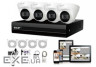 Комплект відеоспостереження Dahua NVR1B04HC-4P/E/4-T1B20 EZIP-KIT