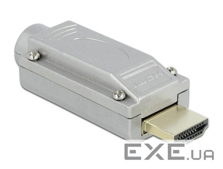 Штекер FreeEnd-HDMI, / M Terminalblock 20pin Metal, сірий (70.06.5201-200)