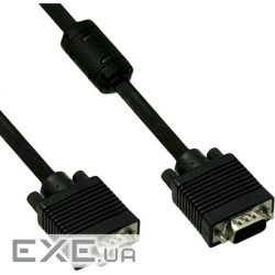 Кабель MERLION VGA 1.5м Black (YT-VGA(M) (M)3+4BL-1.5M) (YT-VGA(M)/(M)3+4BL-1.5m)