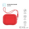 Чохол для навушників Armorstandart Silicone Case with straps для Apple Airpods Pro 2 Red (ARM68614)