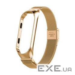 Ремінець BeCover Metal для Xiaomi Mi Smart Band 8 Gold (709359)