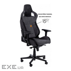 Крісло ігрове GT Racer X-8005 Dark Gray/Black Suede