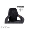 Крісло ігрове GT Racer X-8005 Dark Gray/Black Suede