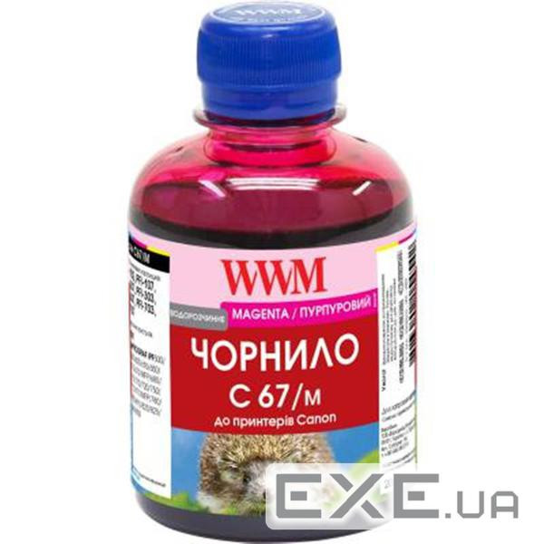 Чорнило WWM Canon IPF-107 200г Magenta IPF-107M (C67/M)