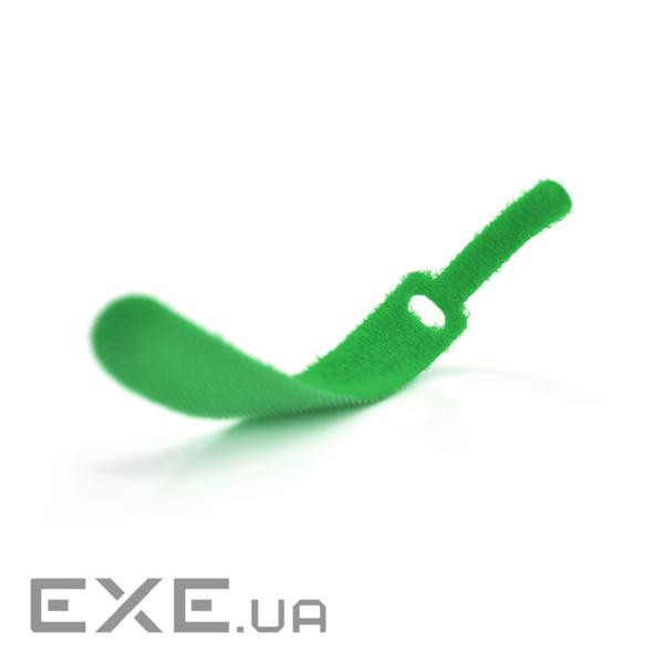 Стяжки на липучці 12*110мм, зелені, ціна за штуку (01480) (01480)