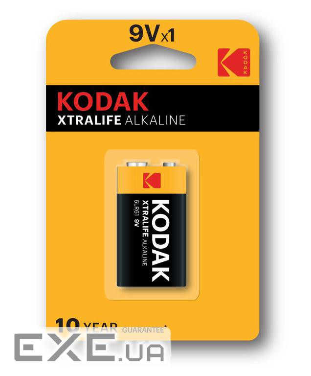 Батарейка KODAK XtraLife alk 6LR61 1шт . (30952010)