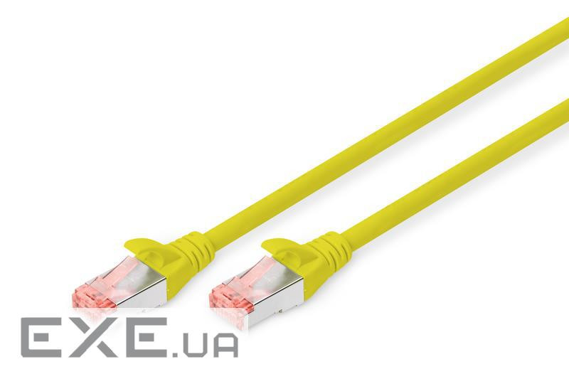 Патч-корд 5м , CAT 6 S-FTP, AWG 27/7, LSZH, yellow Digitus (DK-1644-050/Y)