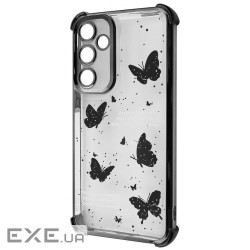 Чехол WAVE Winkie Samsung Galaxy A25 black/butterfly (64202 black/butterfly)