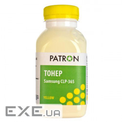 Тонер SAMSUNG CLP-365 YELLOW 40г Patron (PN-SCLP365-Y-040) (T-PN-SCLP365-Y-040)