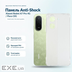 Чохол до мобільного телефона BeCover Anti-Shock Xiaomi Redmi A7 Pro 4G / Poco C81 Clear (716026)