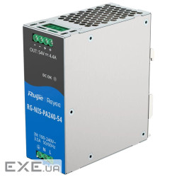 Блок питания Ruijie RG-NIS-PA240-54 AC/DC 54В 4.4А 240 Вт на DIN-рейке