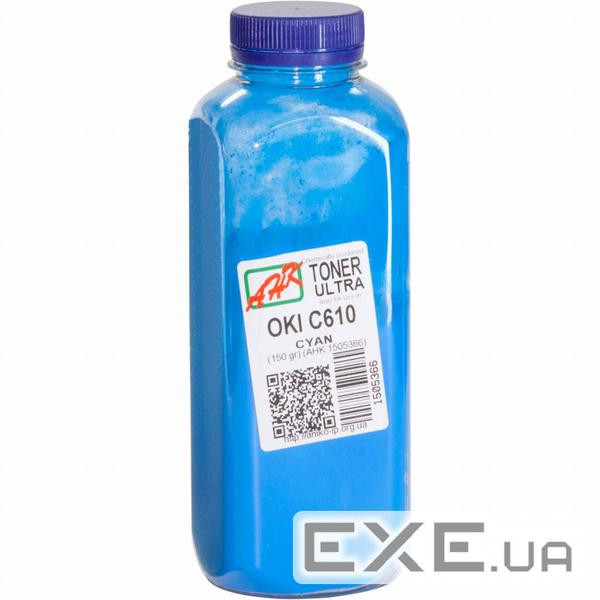 Тонер OKI C610 , 150г Cyan ULTRA COLOR AHK (1505366)