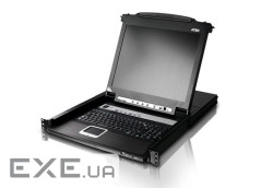 8-портовий KVM комутатор Slideaway з 19 '' LCD екраном, 19 '', 2 кабелю в комплекті (CL5708N-ATA-RG)