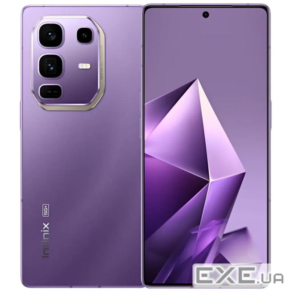 Смартфон Infinix Note 50 Pro+ X6856 12/256GB Enchanted Purple, 6.78" (2436х1080) AMOLED / MediaTek D