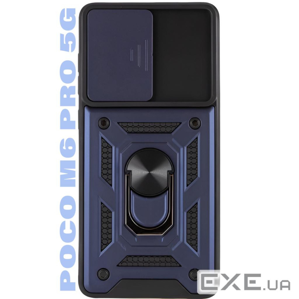 Чохол до мобільного телефона BeCover Military Poco M6 Pro 4G Blue (710938)