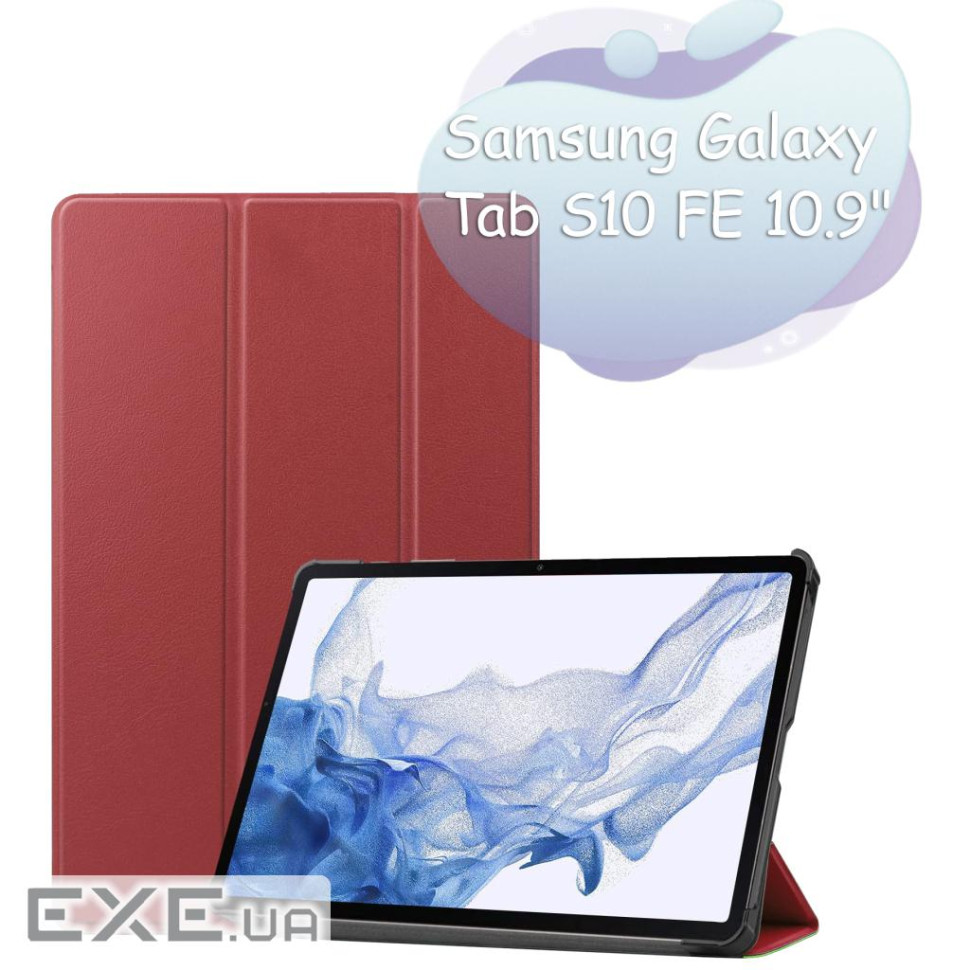 Чохол до планшета BeCover Smart Case Samsung Galaxy Tab S10 FE (SM-X520/SM-X526) 10.9" Red (713281)