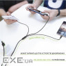 Дата кабель USB 2.0 AM to Lightning + Micro 5P + USB-C 1.4m CBFLEXU1 bl Intaleo (1283126487521)