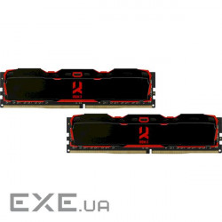 Модуль пам'яті GOODRAM IRDM X Black DDR4 3200MHz 32GB Kit 2x16GB (IR-X3200D464L16A/32GDC)