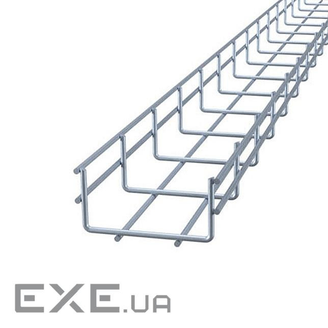 Лоток сітчастий WBC 100х50 мм, дріт D4 мм, нержавіюча сталь 2,5м (CMS-WBC4-10050SL) (CMS-WBC4-10050SL)