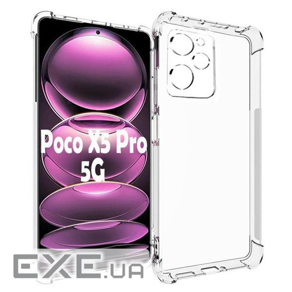Чохол-накладка BeCover Anti-Shock для Xiaomi Poco X5 Pro 5G Clear (708896)