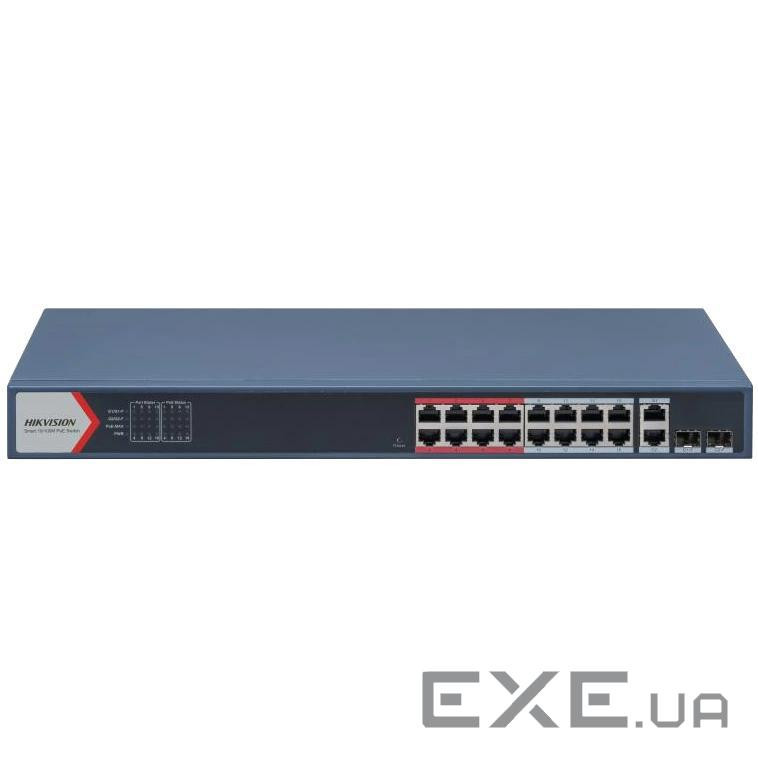 24 портовий POE Hikvision DS-3E1326P-EI(B)