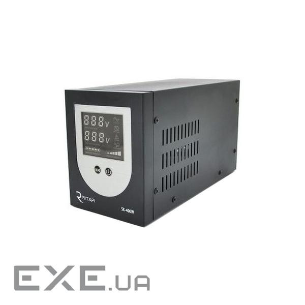 ДБЖ з правильною синусоїдою Ritar SK-600VA (400W), DC: 145-275V, AC: 230V, LCD-дисплей , (RitarSK-400W)