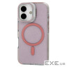 Чохол до мобільного телефона BeCover FIBRA Star Shine MagSafe Apple iPhone 17 Light Pink (715414)