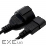 Адаптер VINGA C14-Schuko 15см (VPCC14S75C)