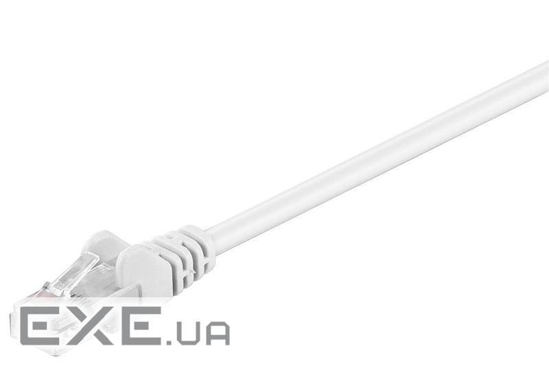Патч-корд неекранований RJ45 UTP5e 1.5m,patch AWG28 D=4.5mm Gold Protect,білий (75.09.5564-10) (75.09.5564-10)