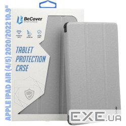 Чeхол-книжка BeCover Tri Fold Soft TPU Silicone для Apple iPad Air (4/5) 2020/2022 10.9" Gr (711132)