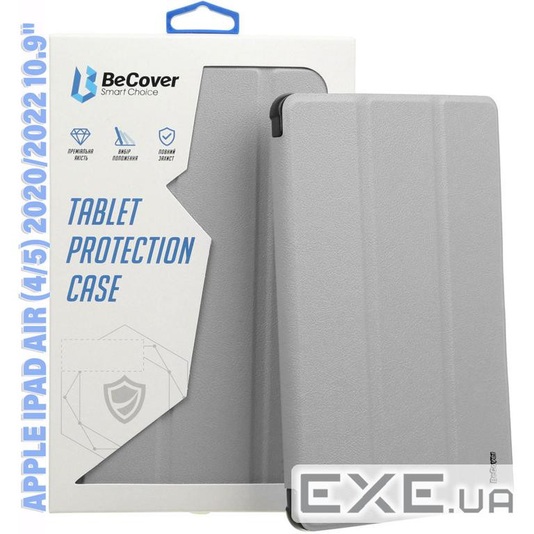 Чeхол-книжка BeCover Tri Fold Soft TPU Silicone для Apple iPad Air (4/5) 2020/2022 10.9" Gr (711132)