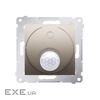 Вимикач Premium з датчиком руху, з реле 8(2)А 230В, золото (DCR10P.01/44)