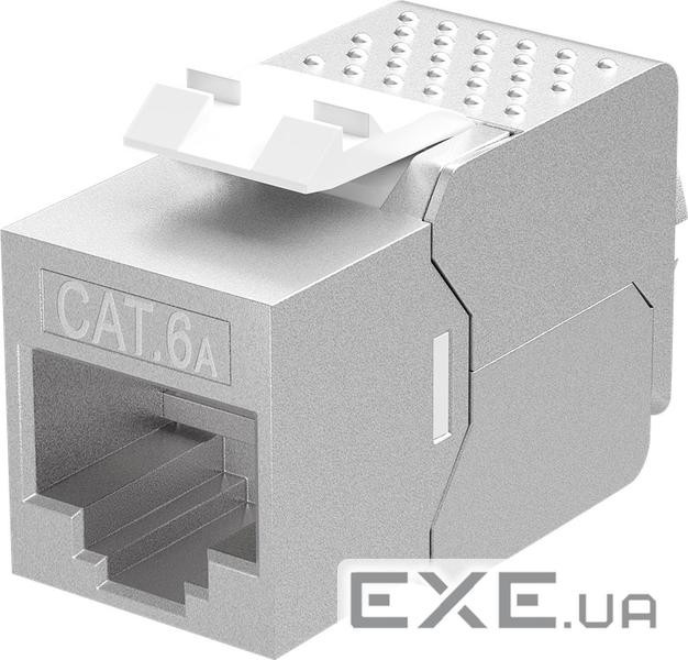 Конектор мережевий FreeEnd-RJ45 STP6a,Keystone module LSA(ToolFree),срібний (75.07.9448-1) (75.07.9448-1)