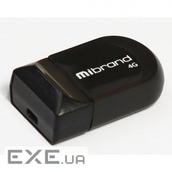 USB Flash Drive 4Gb Mibrand Scorpio Black (MI2.0/SC4M3B)