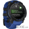Смарт-годинник Garmin Instinct 3, 45mm, AMOLED, Black with Bolt Blue Band, GPS смарт- (010-02936-03)