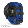 Смарт-годинник Garmin Instinct 3, 45mm, AMOLED, Black with Bolt Blue Band, GPS смарт- (010-02936-03)