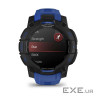 Смарт-годинник Garmin Instinct 3, 45mm, AMOLED, Black with Bolt Blue Band, GPS смарт- (010-02936-03)