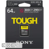Карта пам'яті Sony 64GB SDXC class 10 UHS-II U3 V90 Tough (SF64TG)