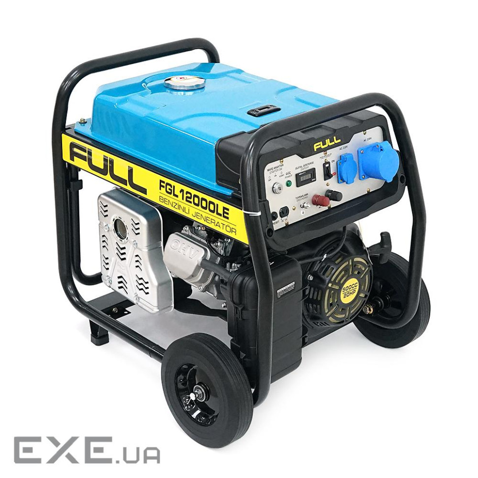 Генератор бензиновий FGL 12000LE, однофазний 230V, 50Hz, 12KVA