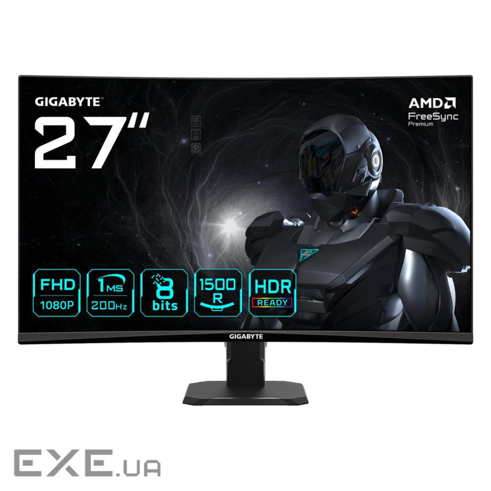 Монітор 27" GS27FCA EK GIGABYTE
