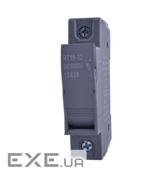 Корпус під плавкий запобіжник RT18-32 DC FUSE 32A 1000V, під запобіжник 10*38mm (RT18-32-FUSE-32A)
