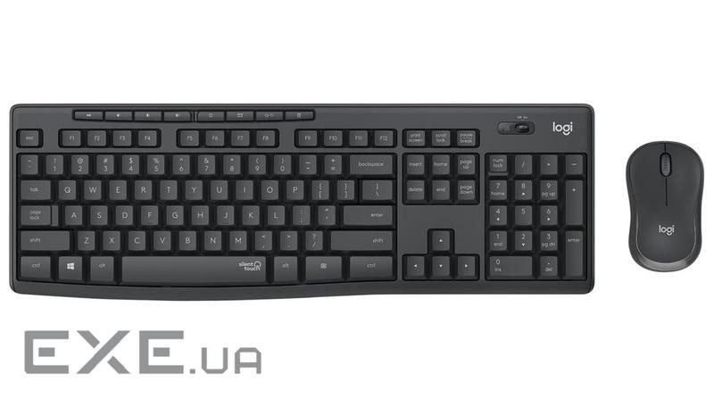 Logitech Desktop MK295 Wireless Silent [DE] graphite (920-009794)