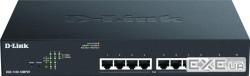 Комутатор D-Link DGS-1100-10MPV2 8xGE PoE 2xSFP, 130Вт, EasySmart (DGS-1100-10MPV2/E)