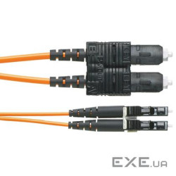 Патч-корд подвійний SC-LC, ОМ3, 15м, LSZH (NKFPX2ELLSSM015)