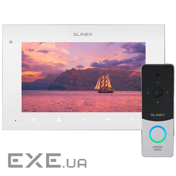 Комплект відеодомофона Slinex ML-20HD(Black)+SQ-07MTHD(White)