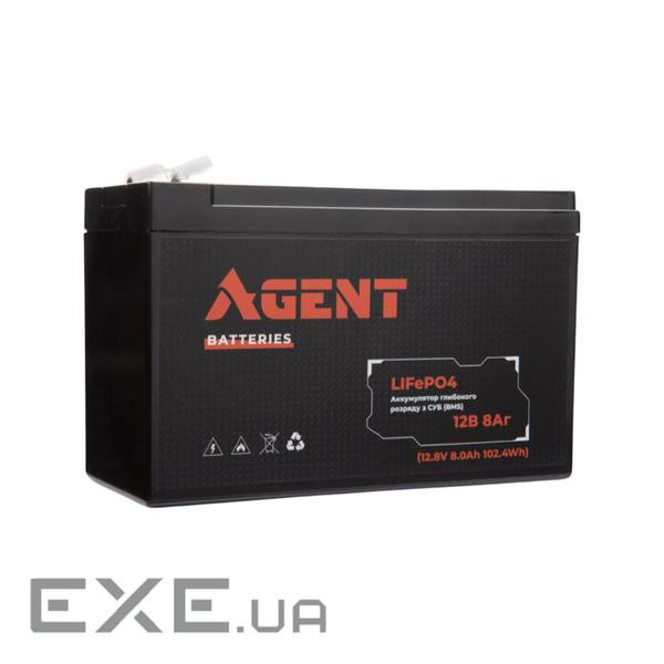 Акумулятор LiFePO4 AGENT 12V 8Ah 151*66*94mm IFM12-80E2